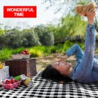 3mx3m Large Picnic Blanket Mat Premium Cashmere Rug Waterproof Outdoor