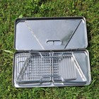 Fire Pit BBQ Grill Smoker Camping Cooking Outdoor Portable Stainless Steel Stove