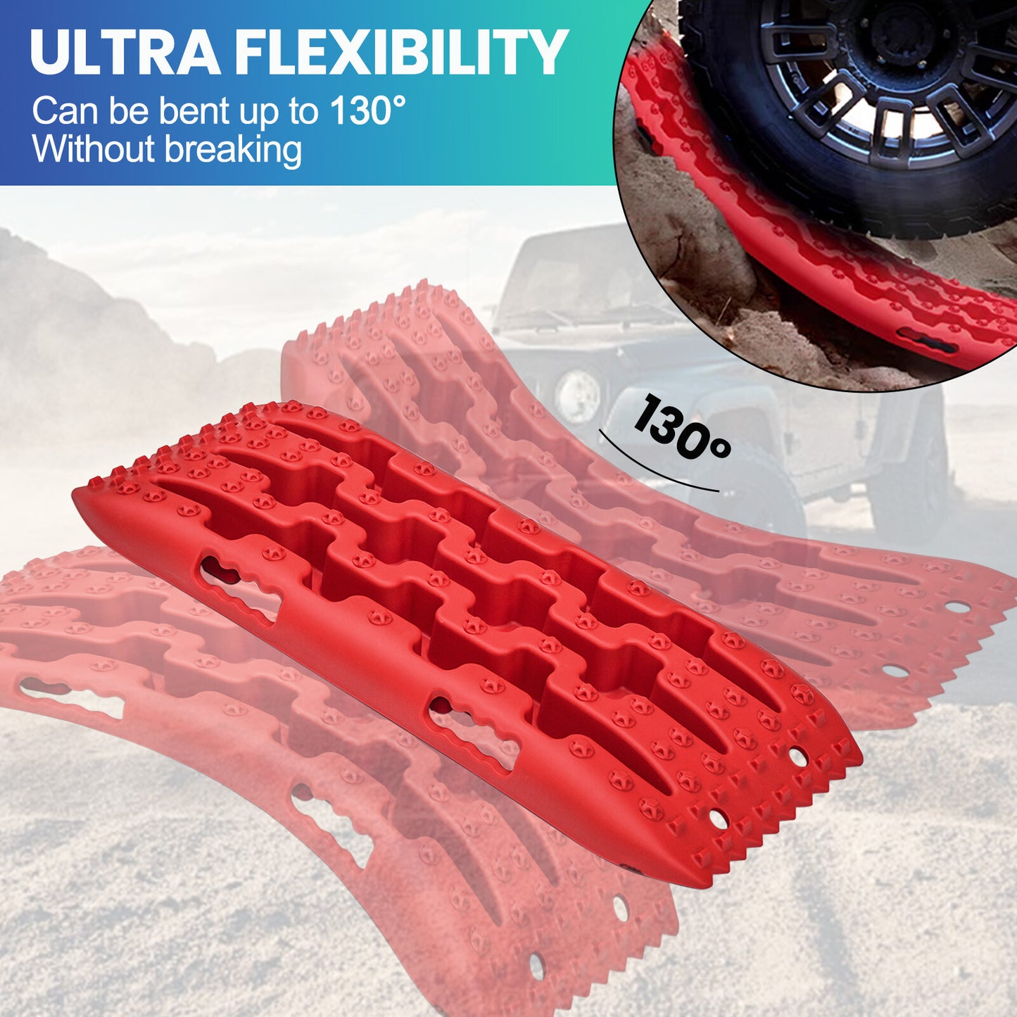 Recovery Tracks Boards Sand Track Mud tracks Snow 10T 2PCS 4WD 4X4 tracks