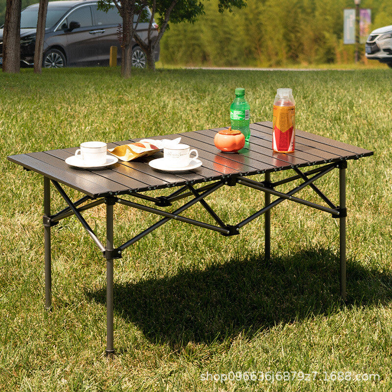 Outdoor Camping Folding Table Picnic Tables Aluminium Portable BBQ Desk AU