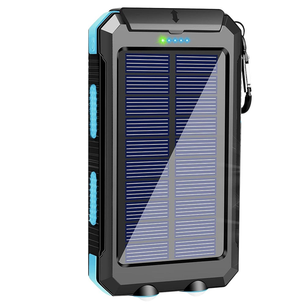 500000mAh Portable Solar Panel Dual USB External Battery Power Bank Pack Charger
