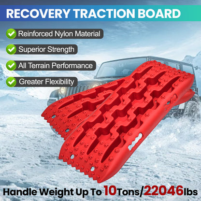 Recovery Tracks Boards Sand Track Mud tracks Snow 10T 2PCS 4WD 4X4 tracks