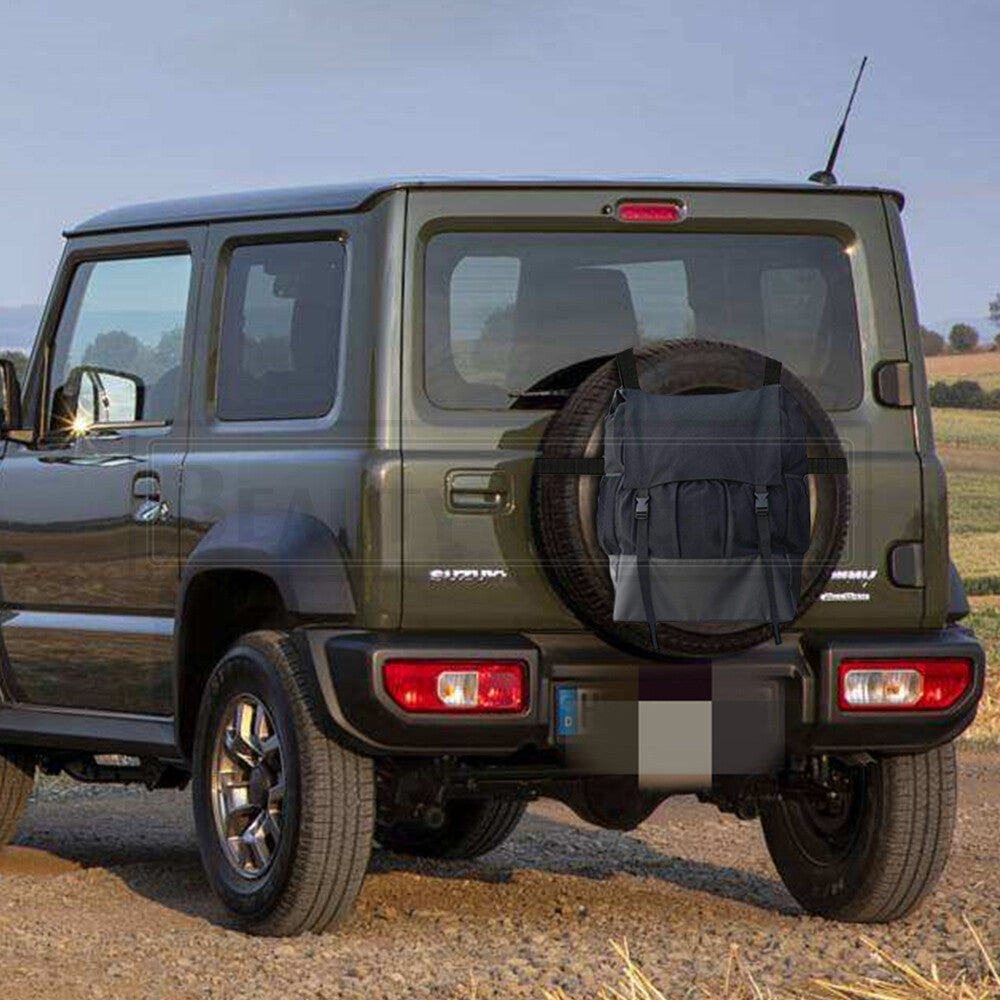 Spare Tire Trash Bag Heavy Duty Rear Wheel Bag Large Capacity Organizer Garbage