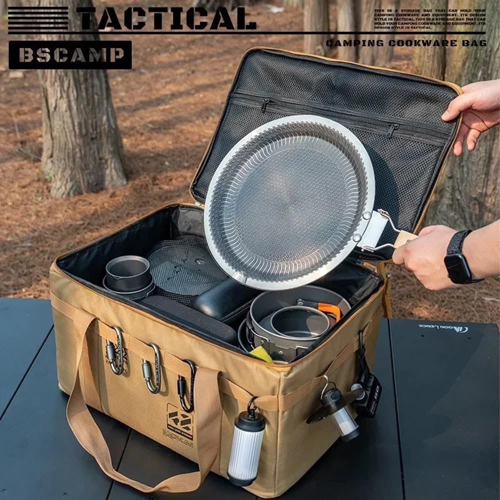 42L Tacticals Camping Storage Bags Large Capacity Insulation Folding Storage Box