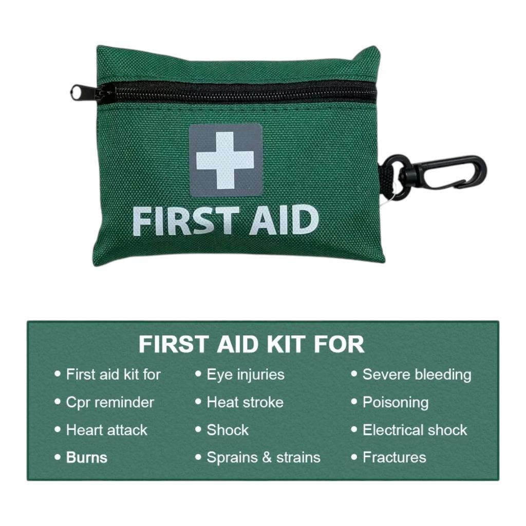 92 Pcs First Aid Kit Survival Bag for Travel, Camping, Hiking, Emergency Use