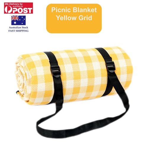 3mx3m Large Picnic Blanket Mat Premium Cashmere Rug Waterproof Outdoor